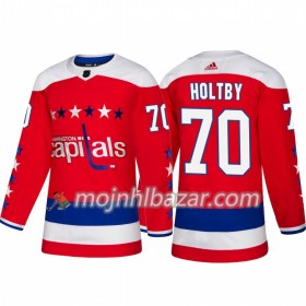 Dresovi Washington Capitals Braden Holtby 70 Adidas 2018-2019 Alternate Authentic - Muške